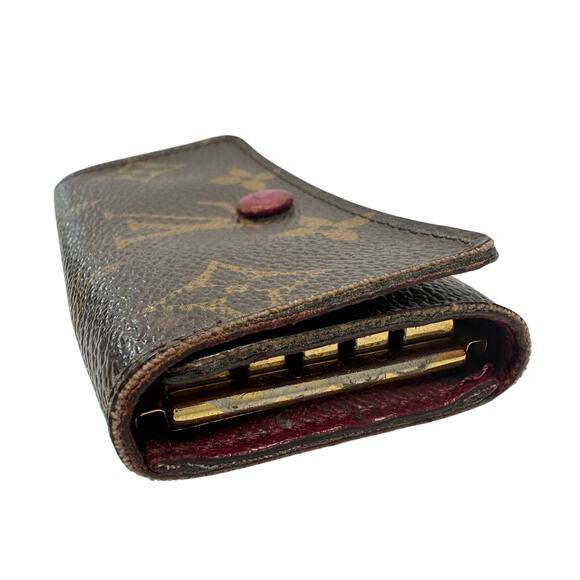 Louis Vuitton Limited Edition Monogram 4 Key Multicles Key Holder with Fuchsia - Picture 8 of 14